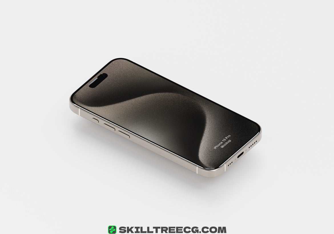 图片[9]-11 Psd iPhone 15 Pro Mockup（597903）-技能树